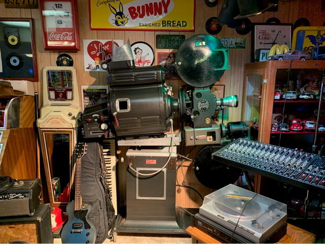 Evergreen Drive-In Theatre - Evergreen Projector From Steve Mccoy (newer photo)